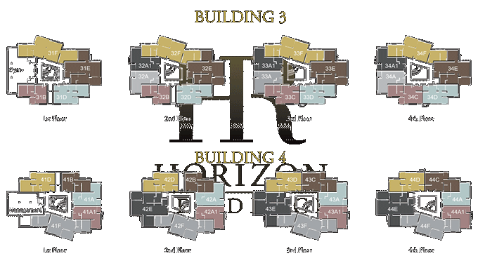 Plans for Buildings 3 and 4