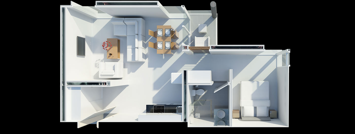 Floorplan Deluxe One Bed Suite - Best Value Floorplan Deluxe One Bed Suite - Best Value