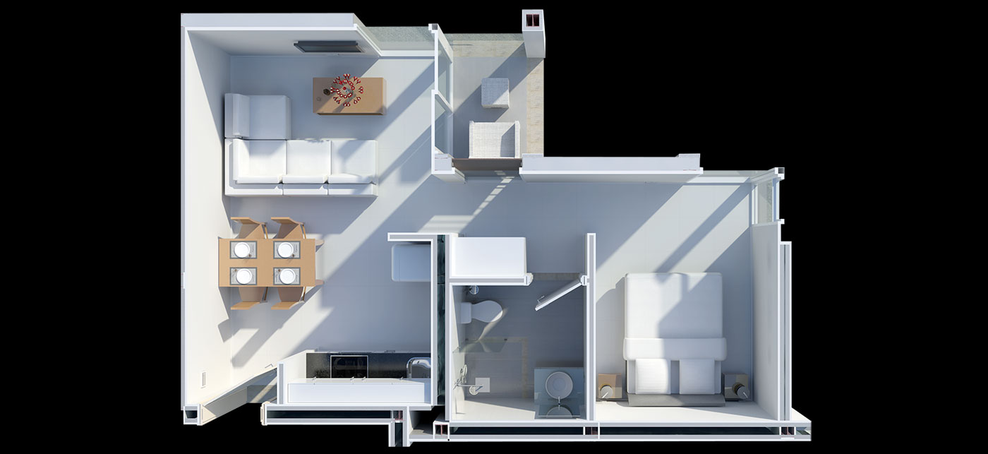 Floorplan One Bed Suite - Best Value Floorplan One Bed Suite - Best Value